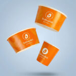 Paper Bowl Custom Sablon - Kemasan Rice Bowl / Seblak / Bakso Tahan Panas (Anti Bocor)