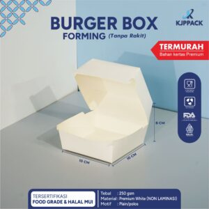 burger box ivory forming