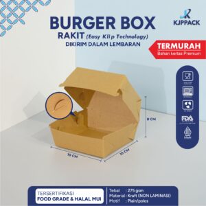 burger box kraft rakit
