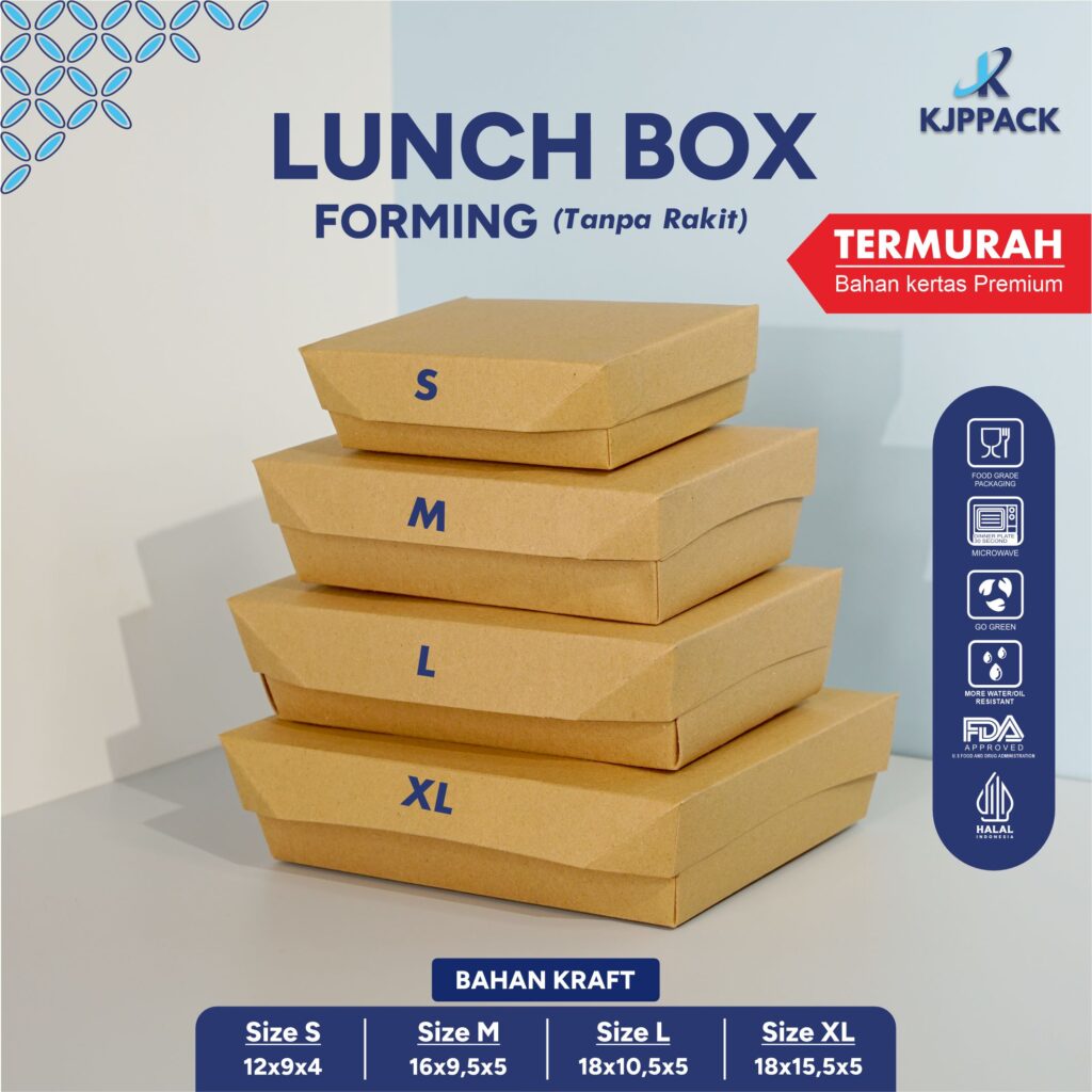 cover lunch box kraft