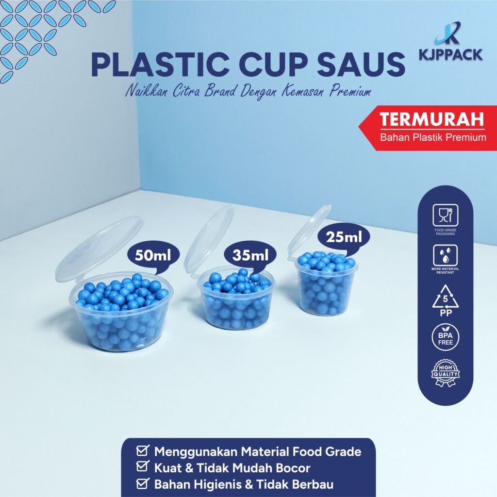 cover plastic cup saus