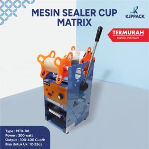 mesin sealer cup matrix