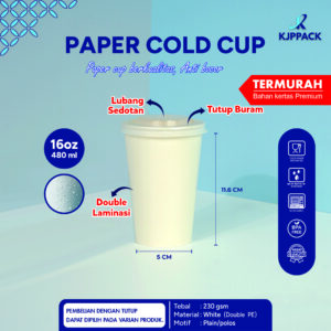 paper cold cup 16oz