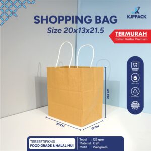 shopping bag 20x13x21.5