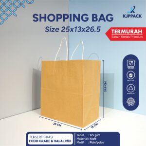 shopping bag 25x13x26.5
