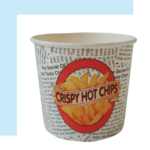 Cetak Wadah Kentang Custom / Chip Cup Food Grade - Desain Kekinian