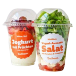 Sablon Plastic Cup Custom + Tutup Cembung - Wadah Salad Buah & Yoghurt | KJPPACK